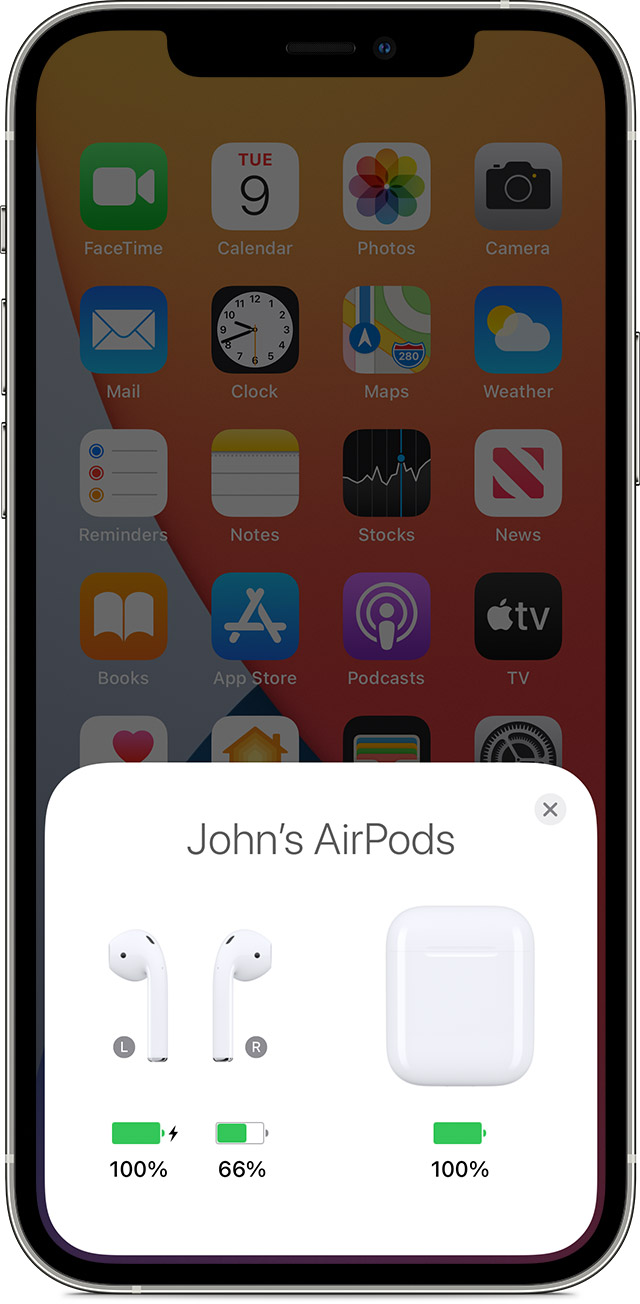 one airpod not charged