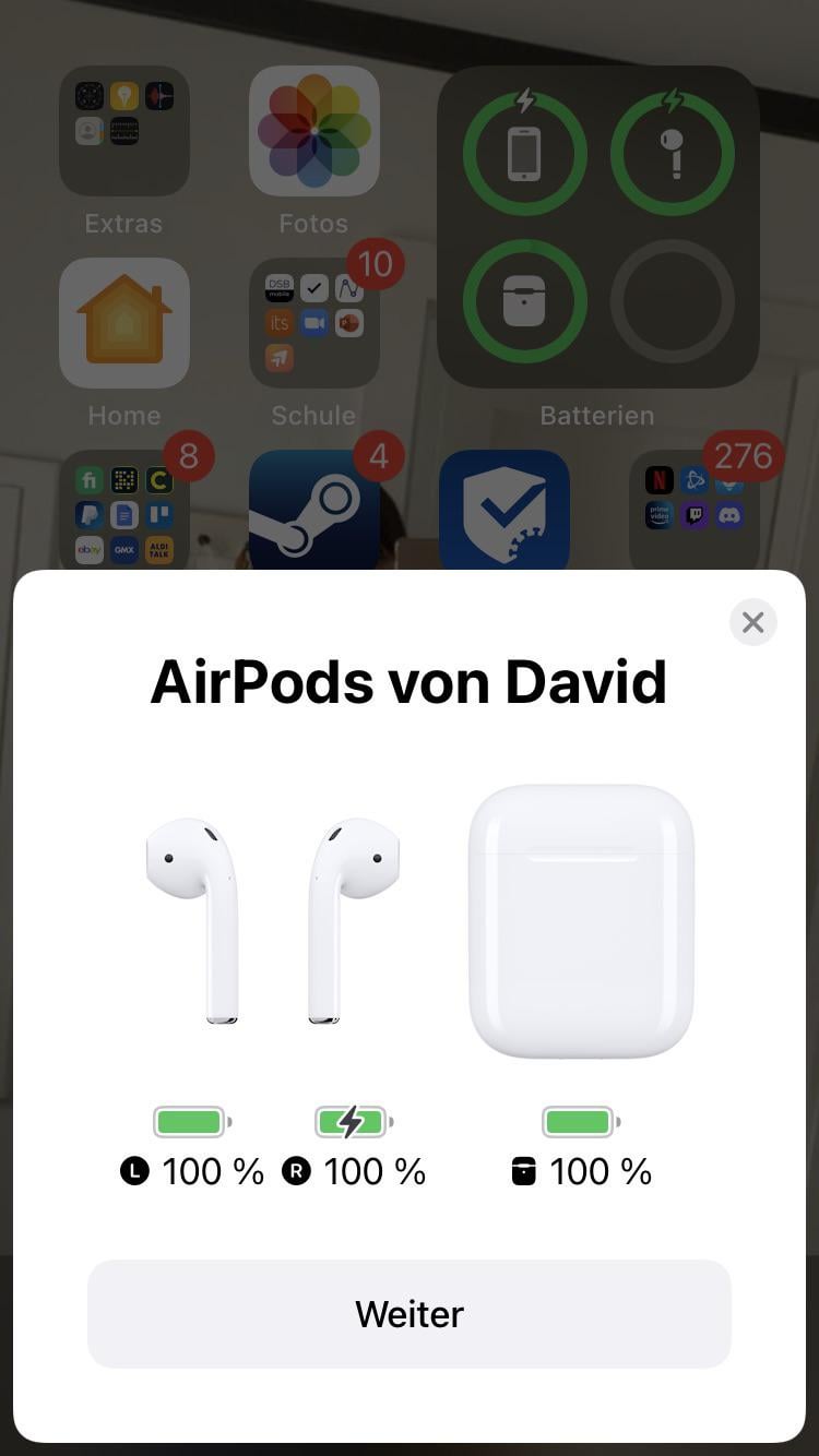 one airpod not charging