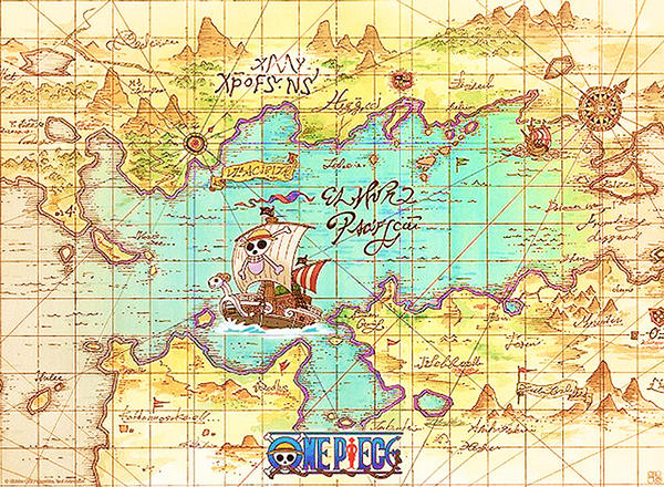 one piece map wallpaper