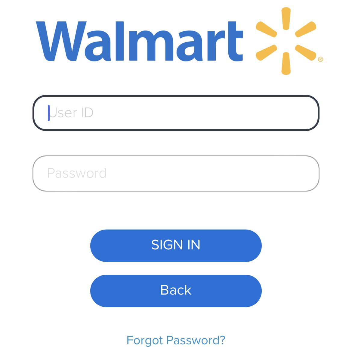 one walmart login