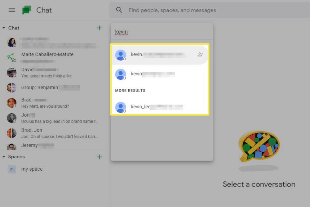 open google chat