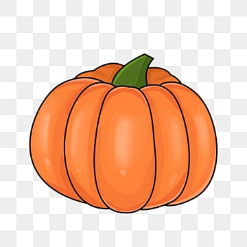 orange pumpkin clipart