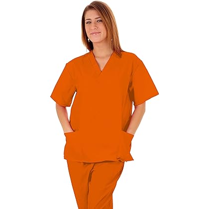 orange scrubs amazon