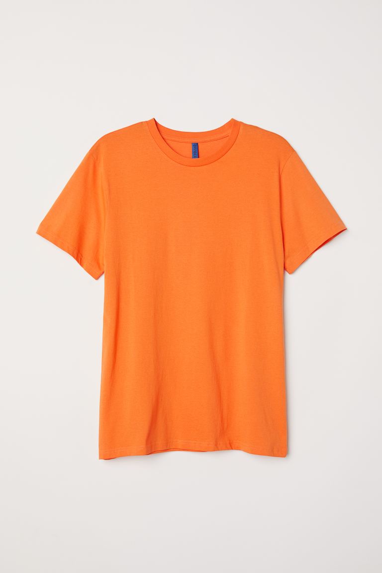 orange t shirt h&m