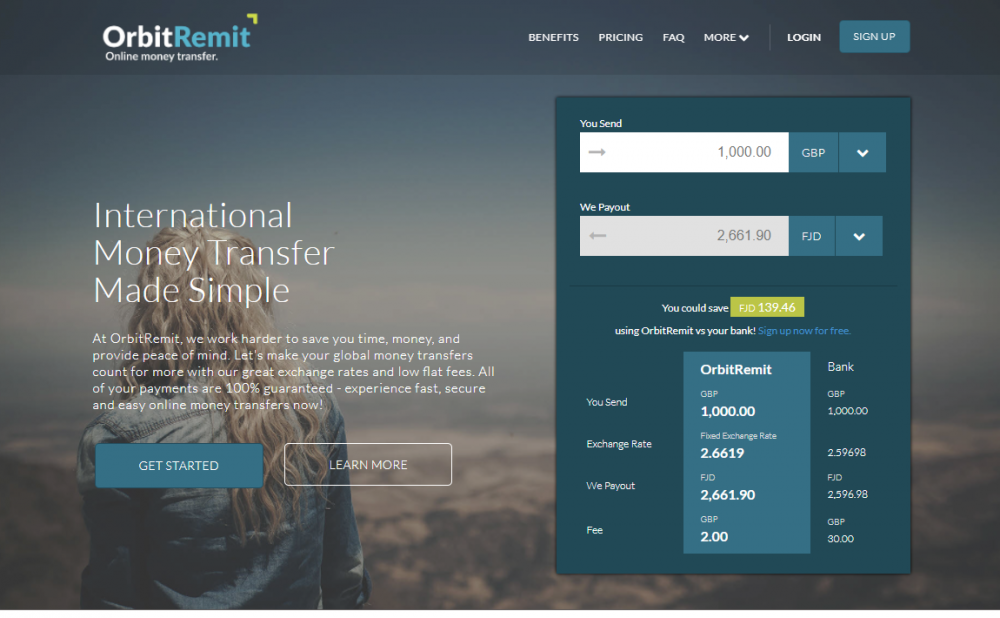 orbit remit exchange rate