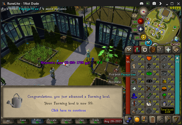 osrs 1 99 farming