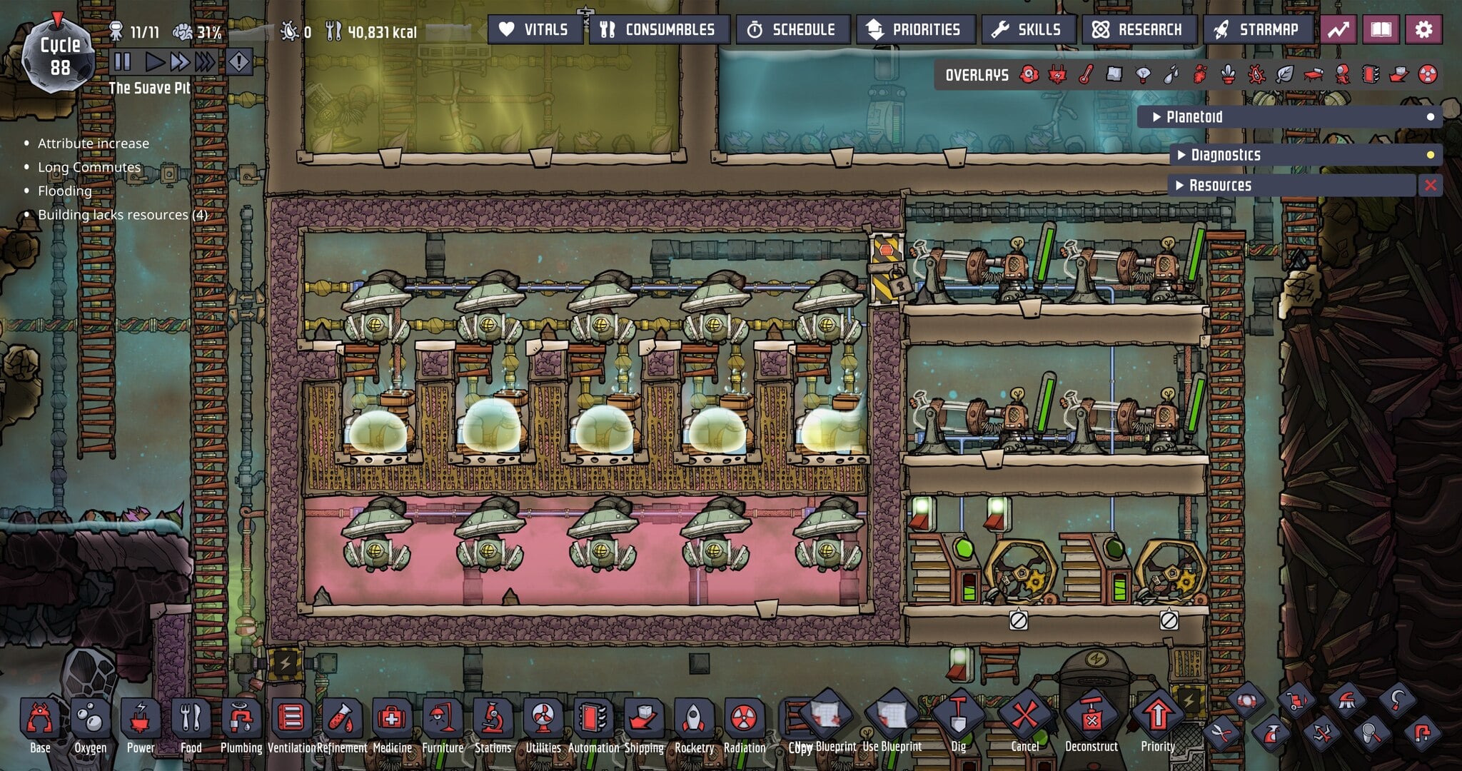 oxygen not included electrolyzer setup