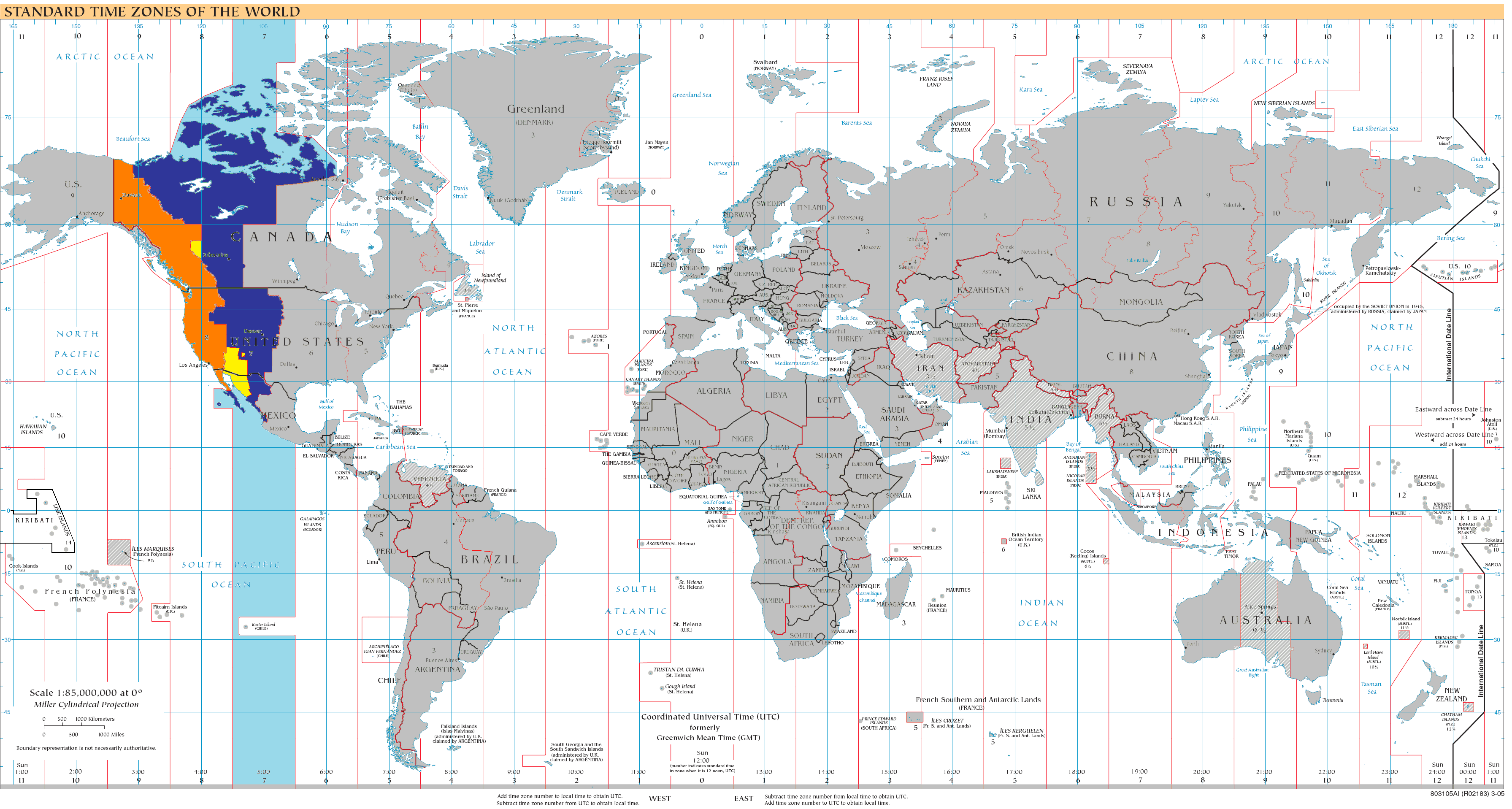 pacific time zone gmt