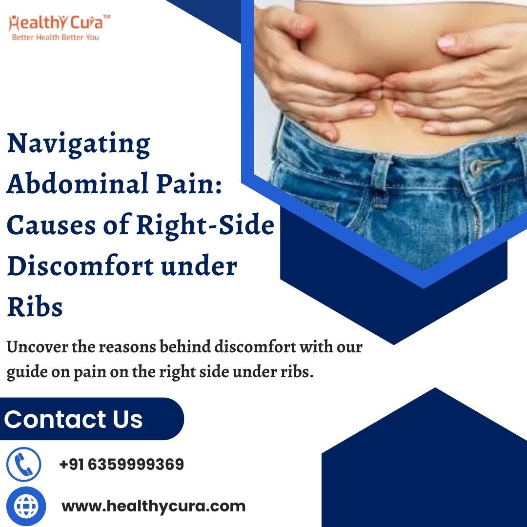 pain right side abdomen under ribs