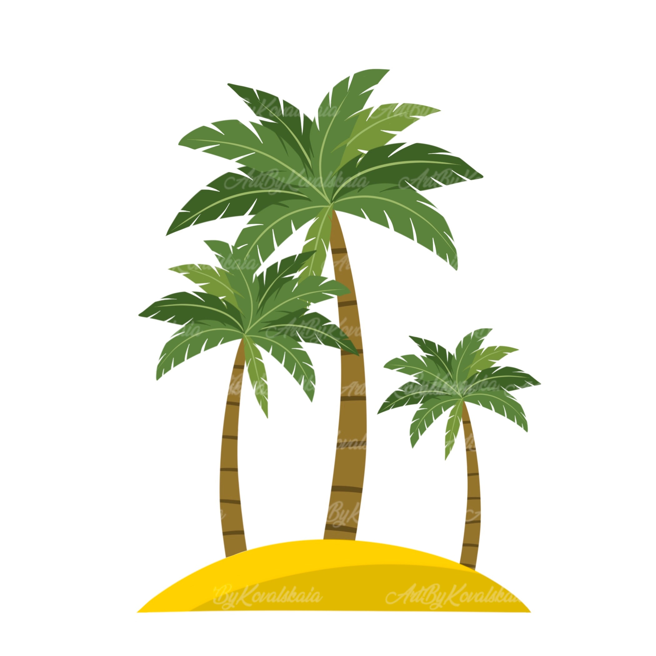 palm tree png clipart