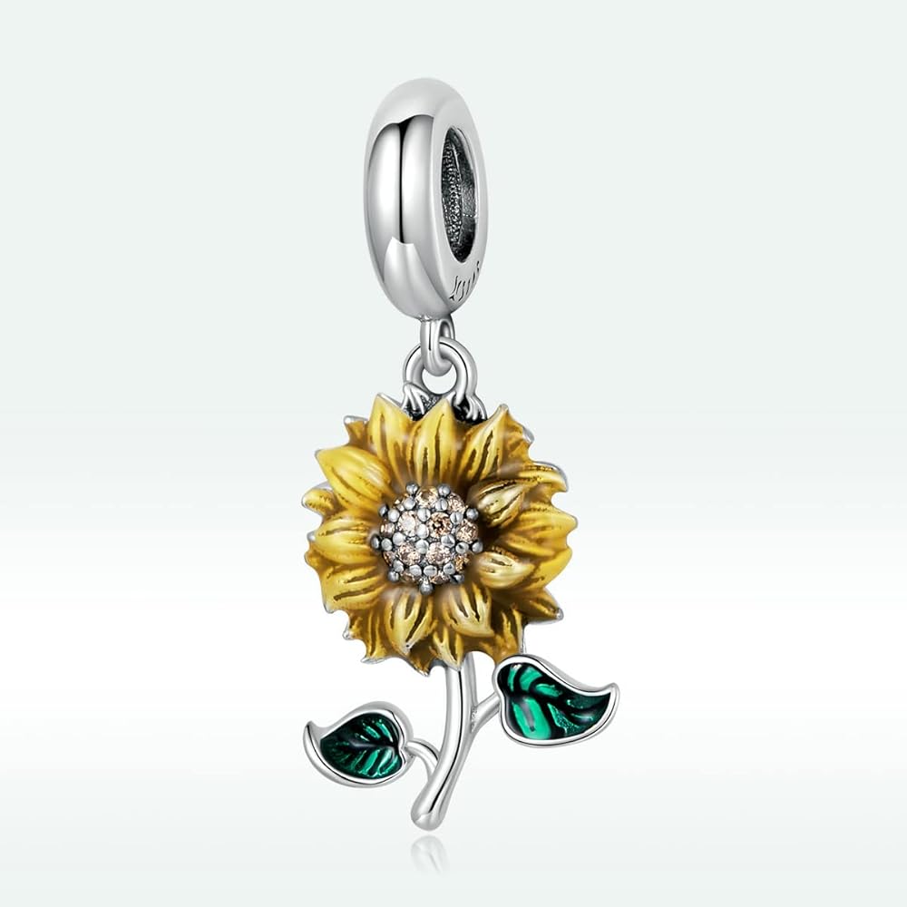 pandora sunflower charm