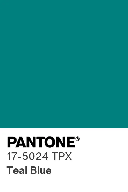 pantone teal