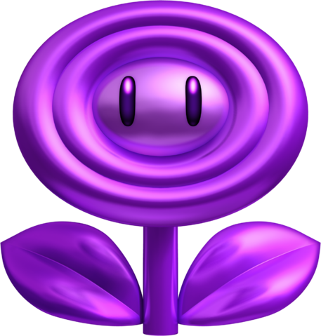 paper mario purple flower