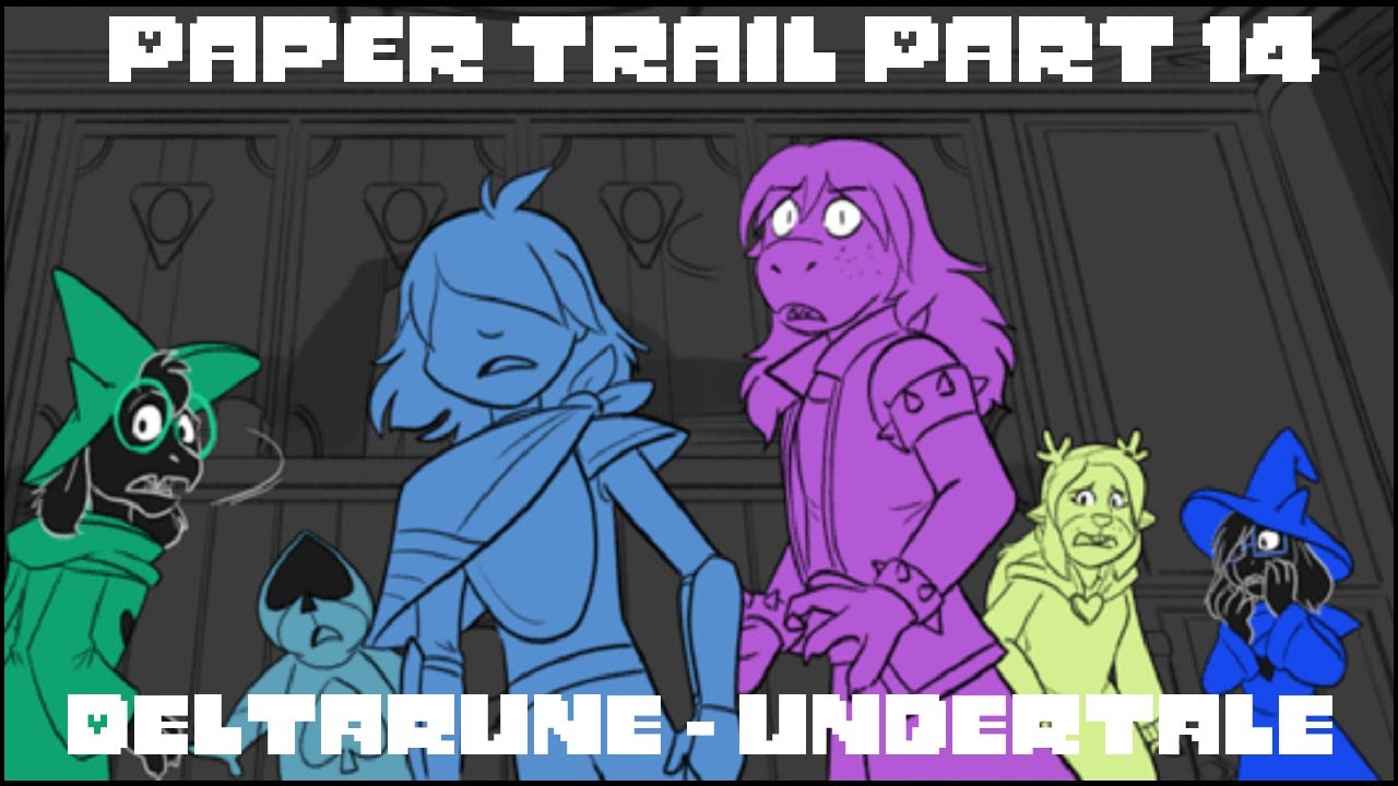 paper trail deltarune comic