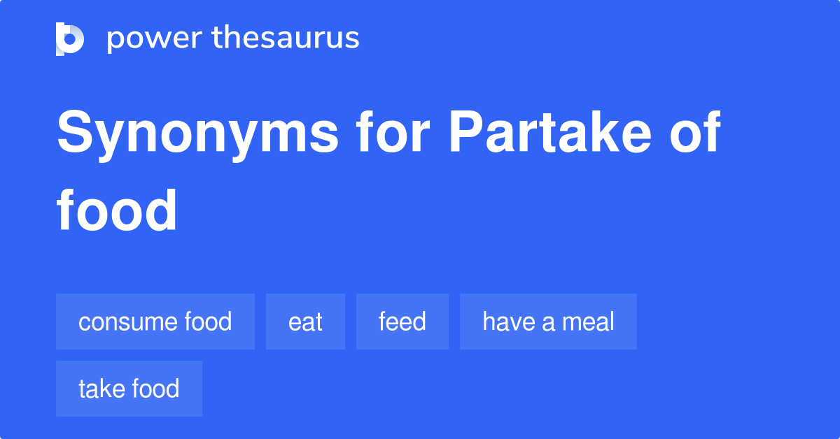 partake synonym