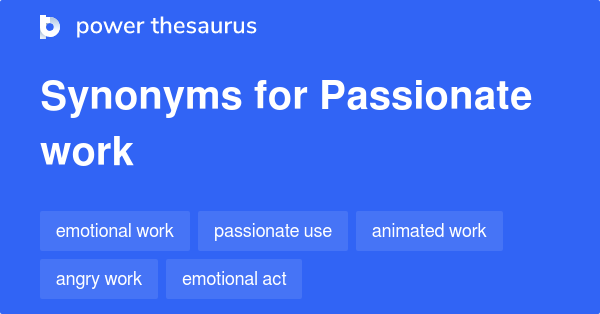 passionate synonym