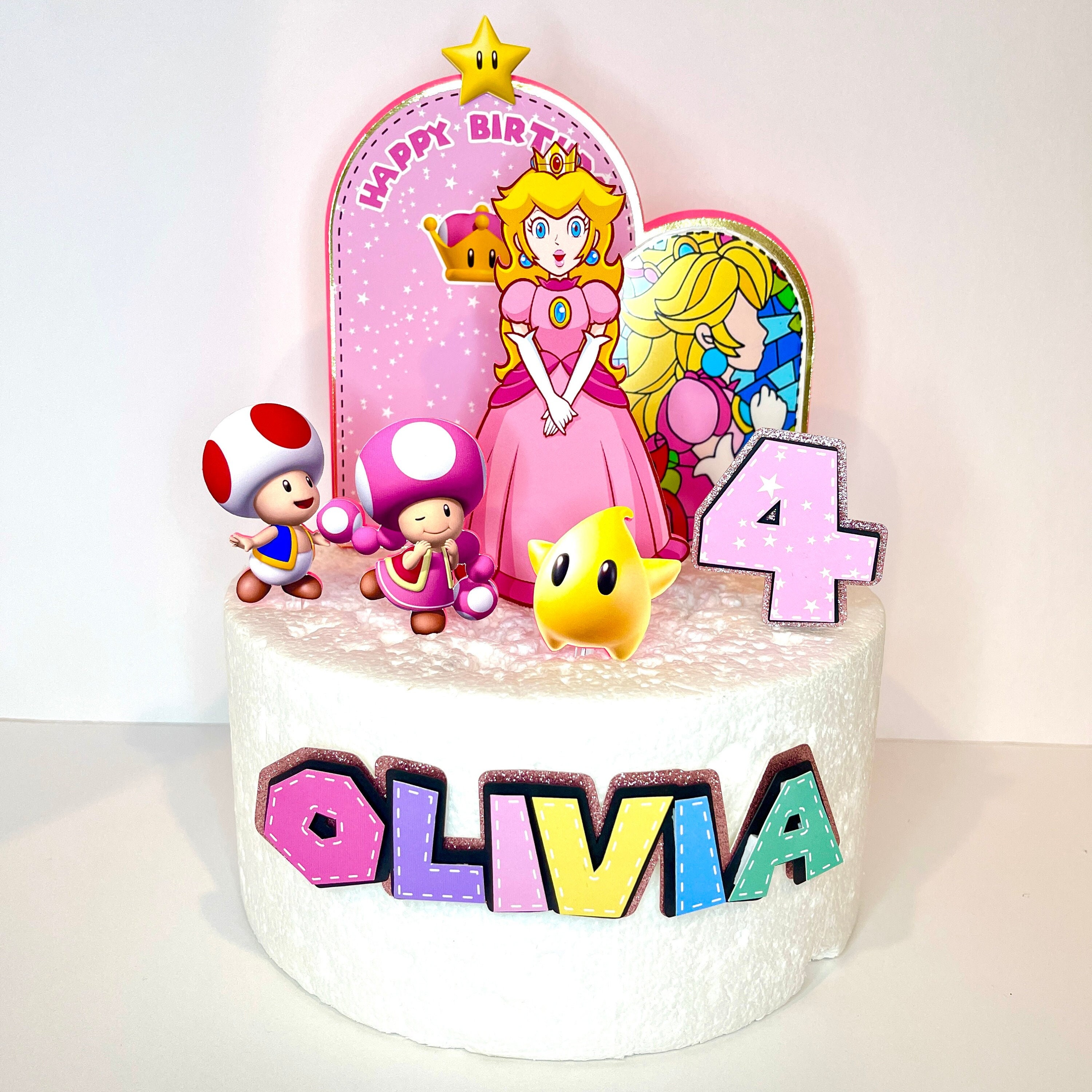 pastel de princesa peach