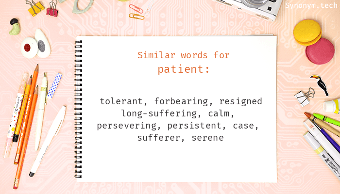 patient synonym