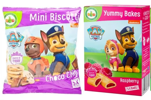 paw patrol snacks lidl