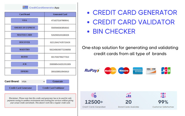 paypal credit card generator