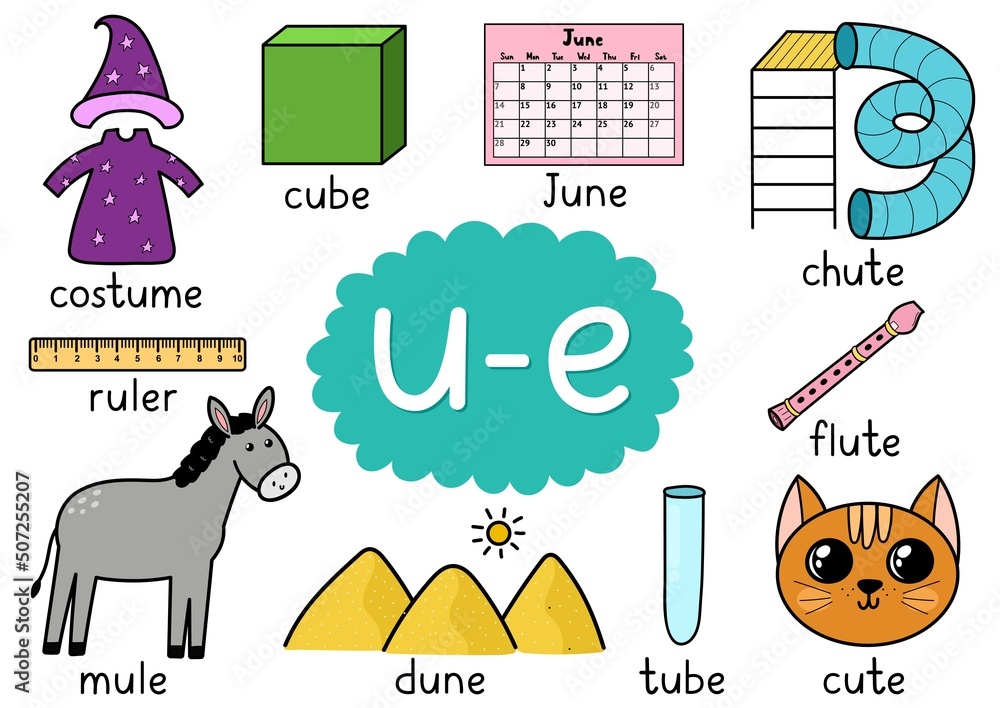 phonics u-e words