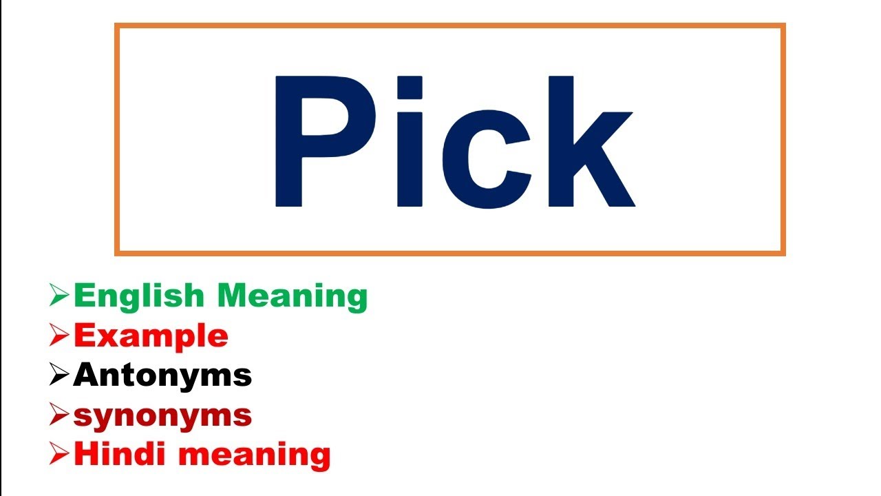 pick up antonym