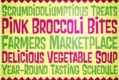 pink broccoli font free download