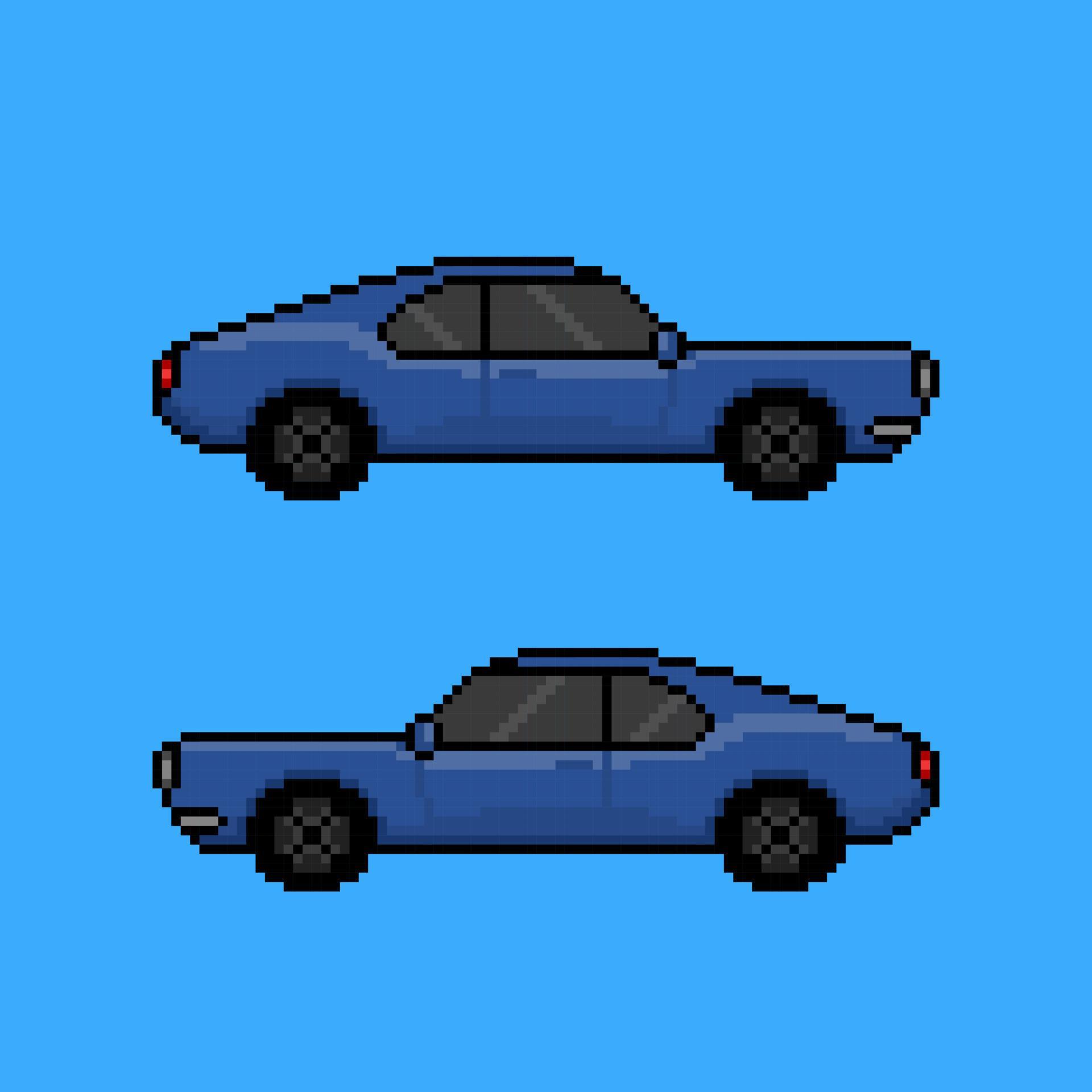 pixel art de carros