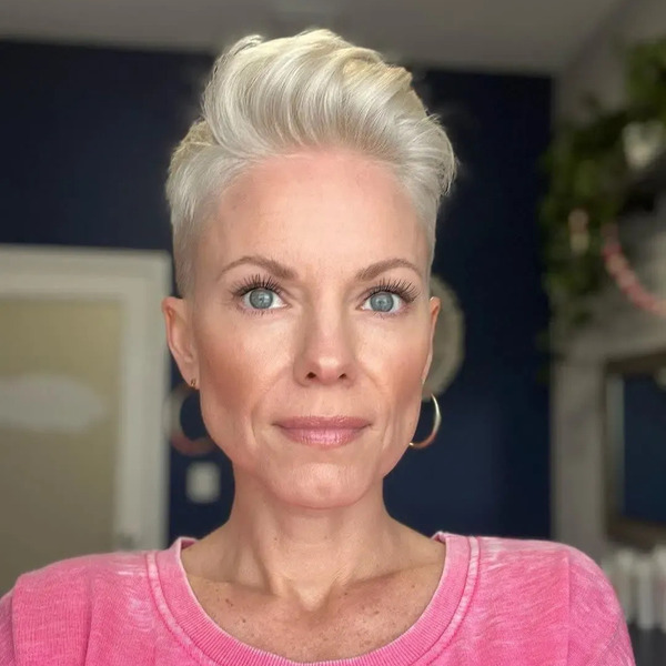 pixie haircut for older women