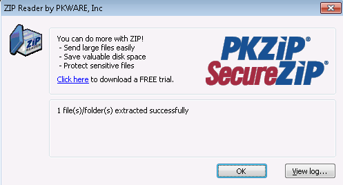 pkware zip reader