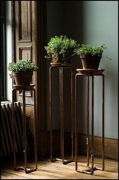 plant stand single tall