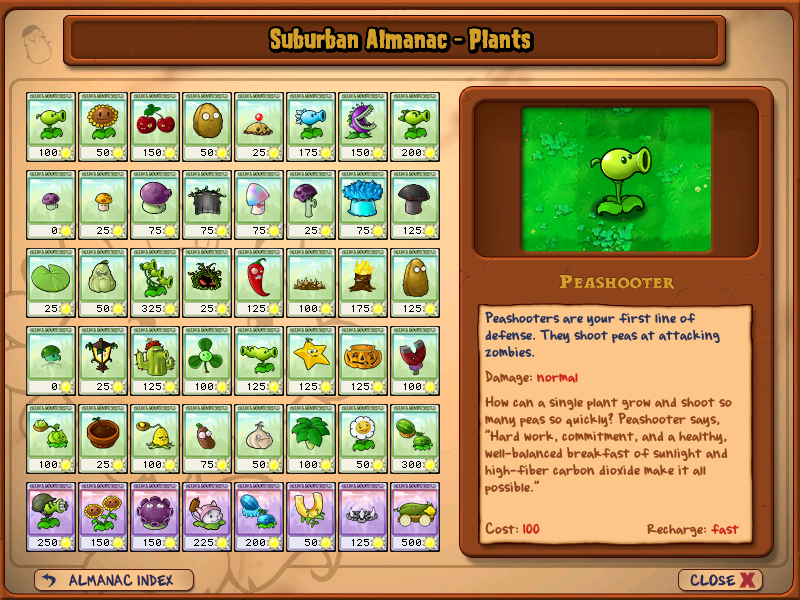 plants vs zombies all