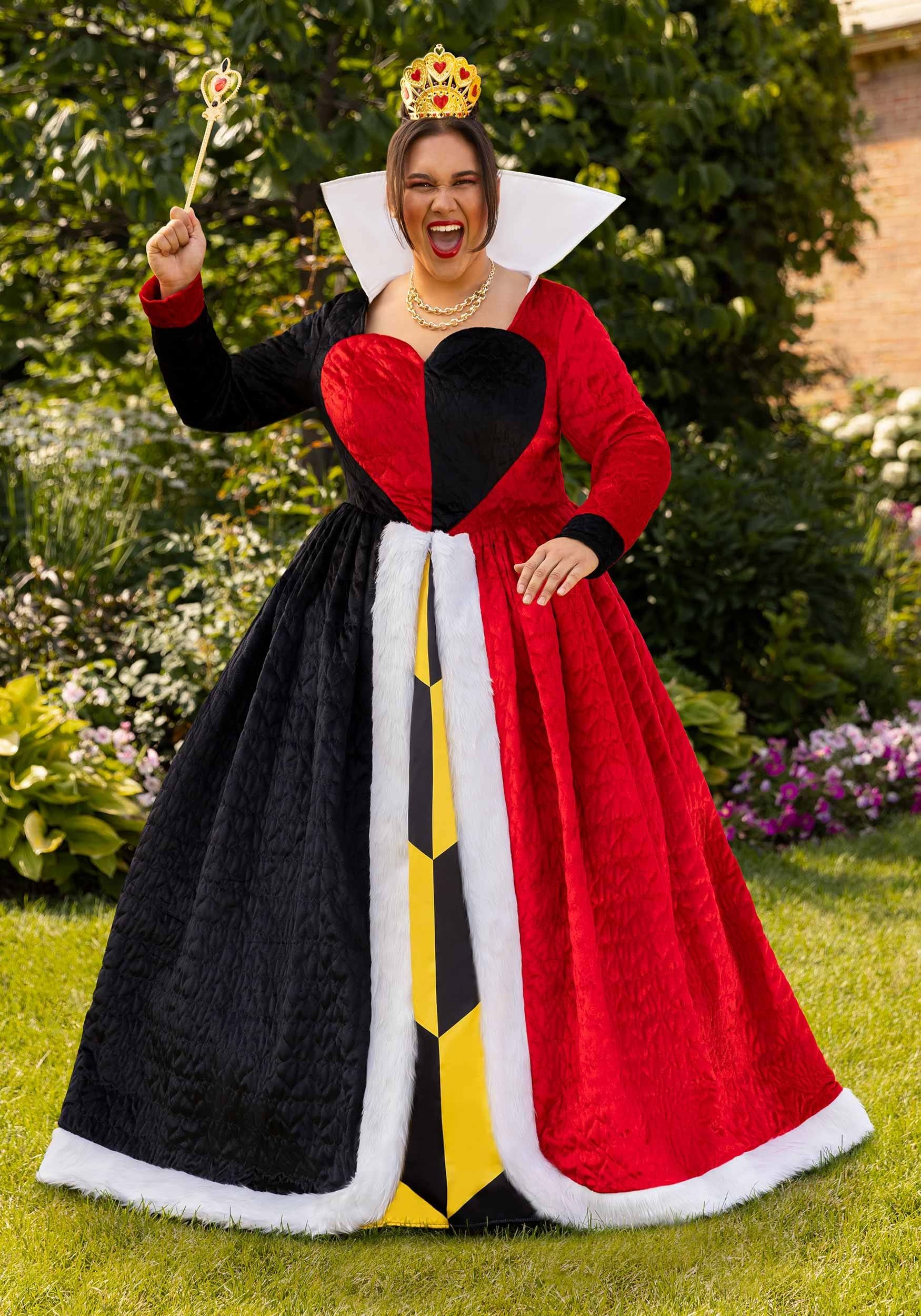 plus size queen of hearts costume