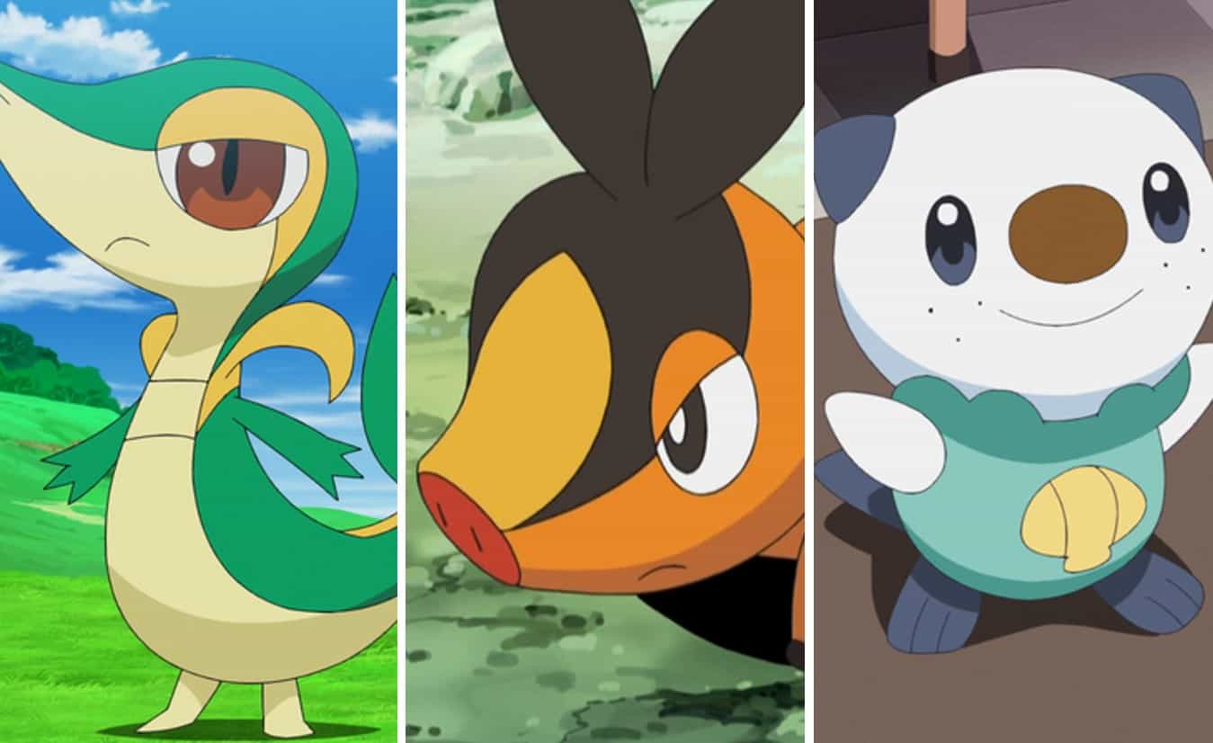 pokemon black starters