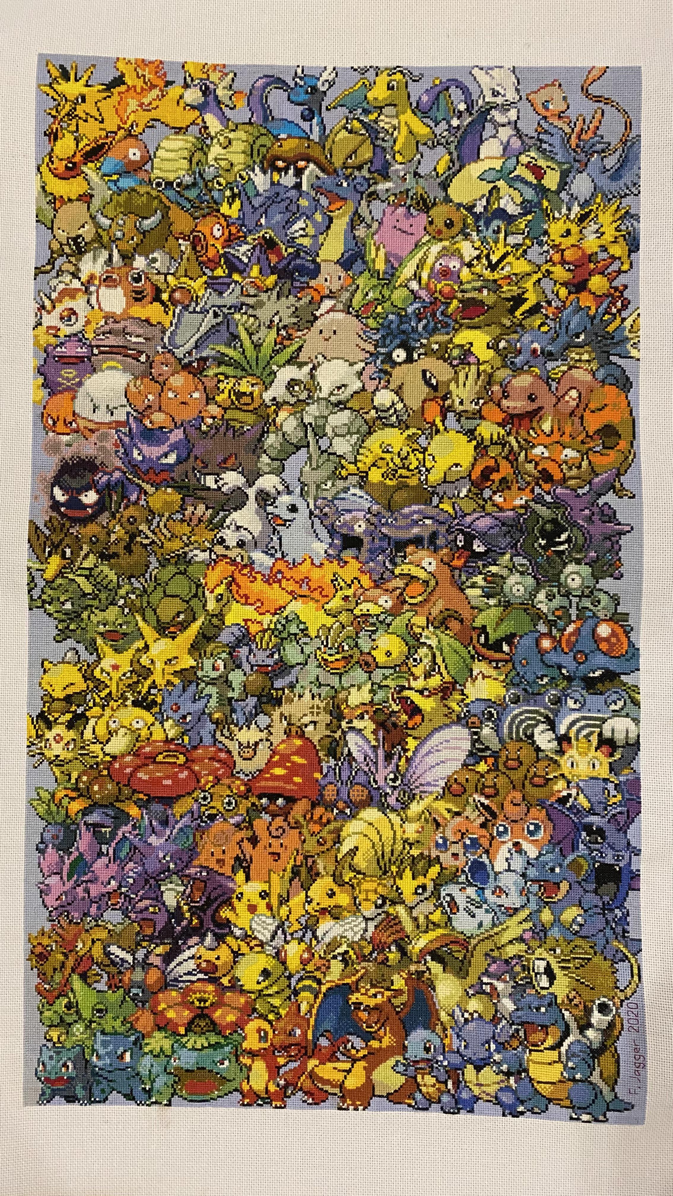 pokemon cross stitch