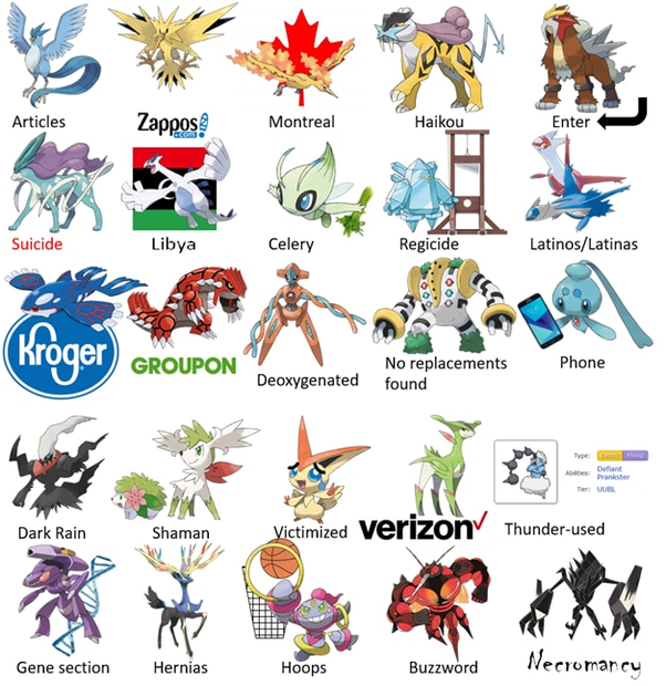 pokemon pics and names