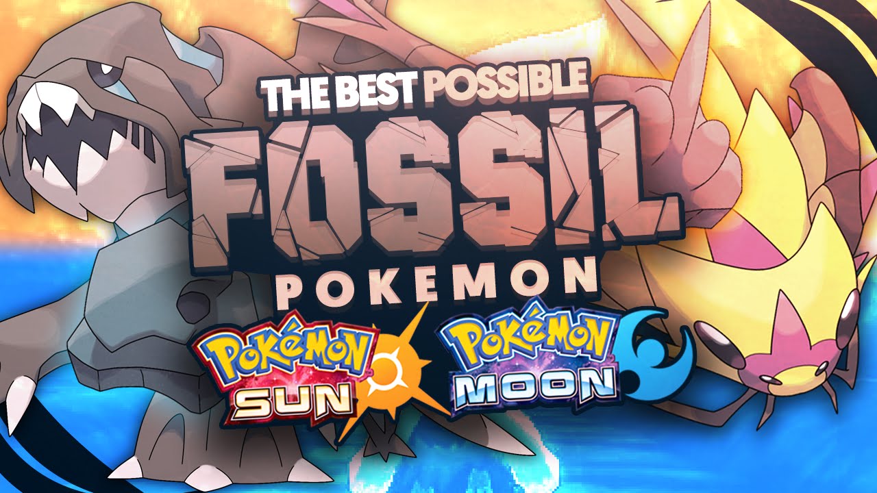 pokemon sun and moon fossils