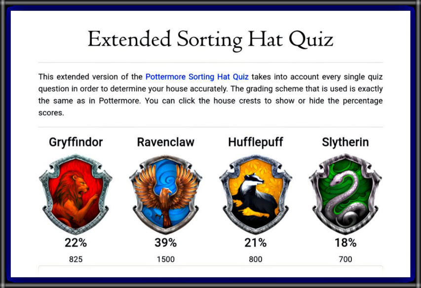 pottermore test free