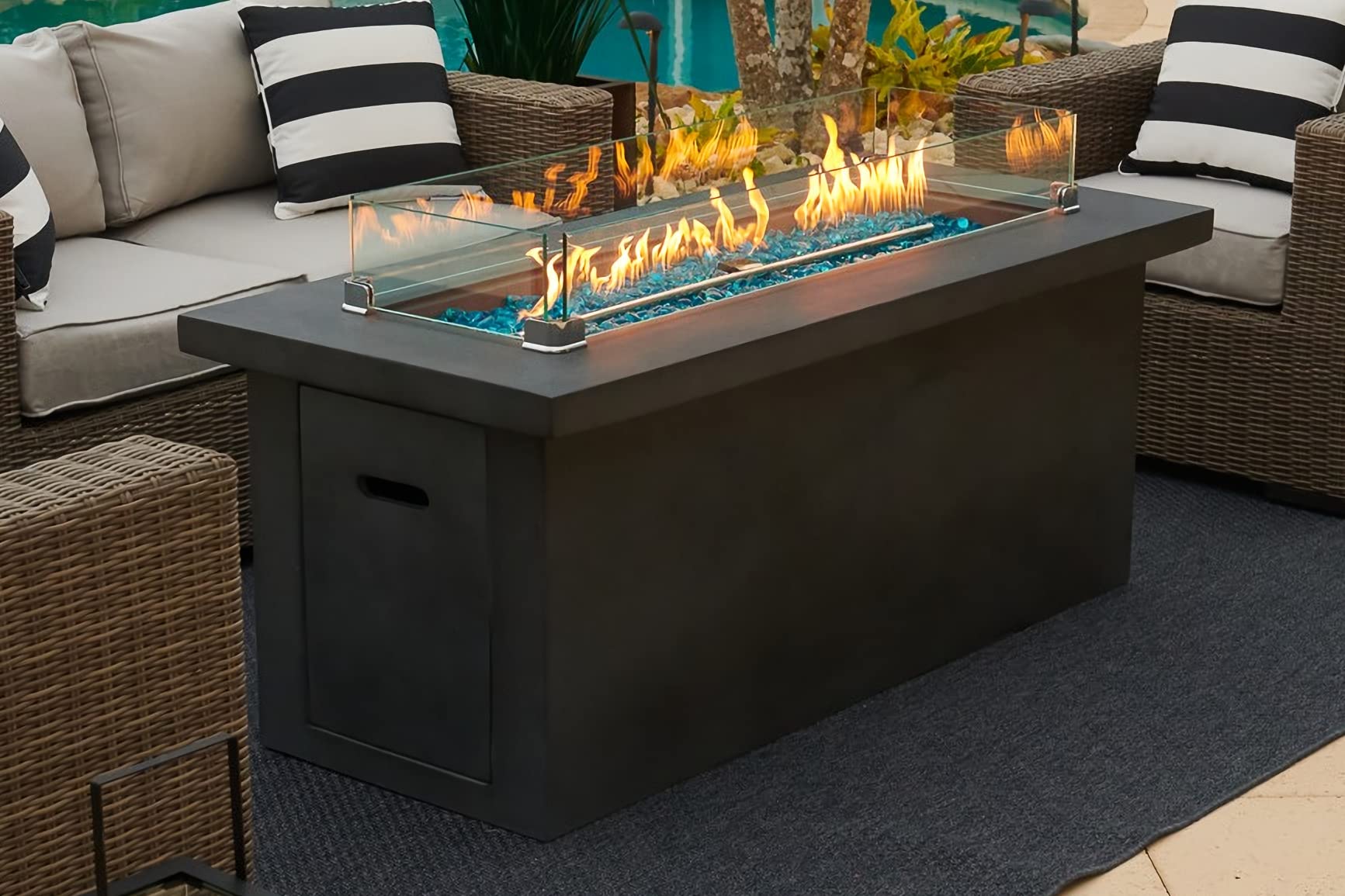 propane fire pit table