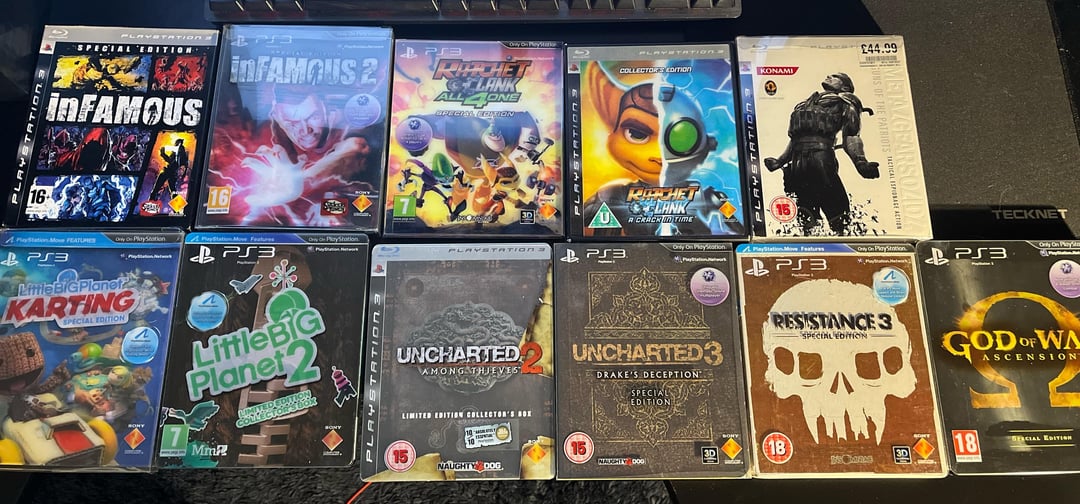 ps3 steelbook collection