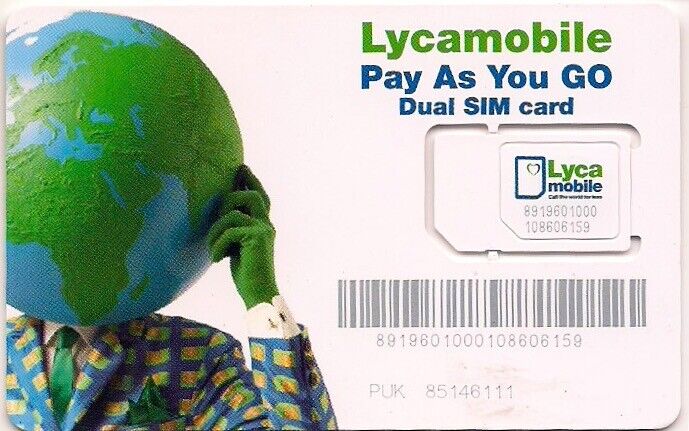 puk lycamobile