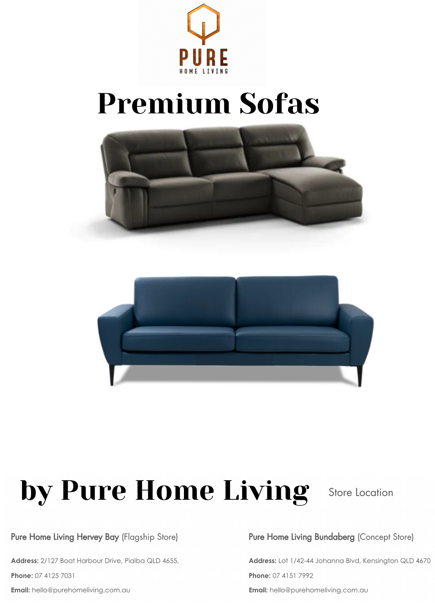 pure home sofa