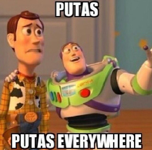 putas everywhere meme