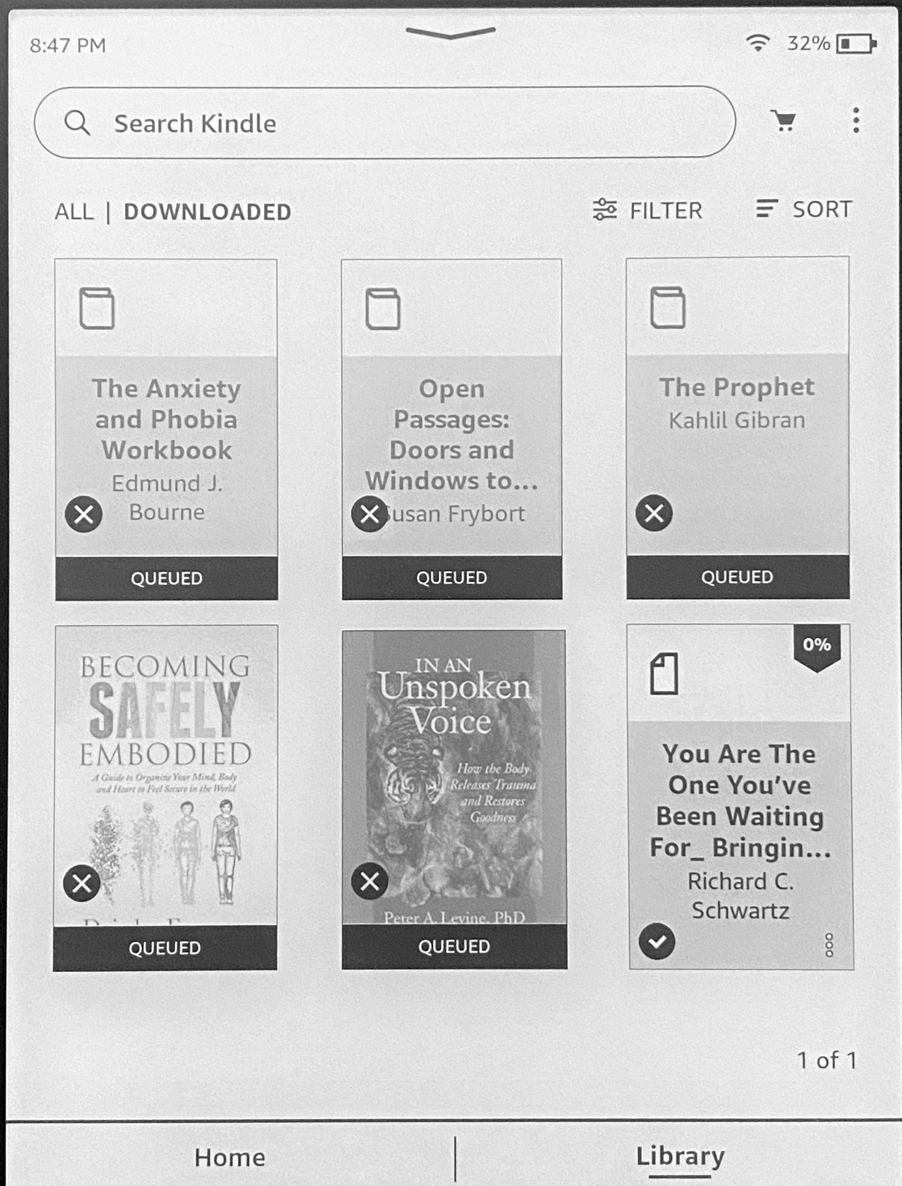 queued on kindle