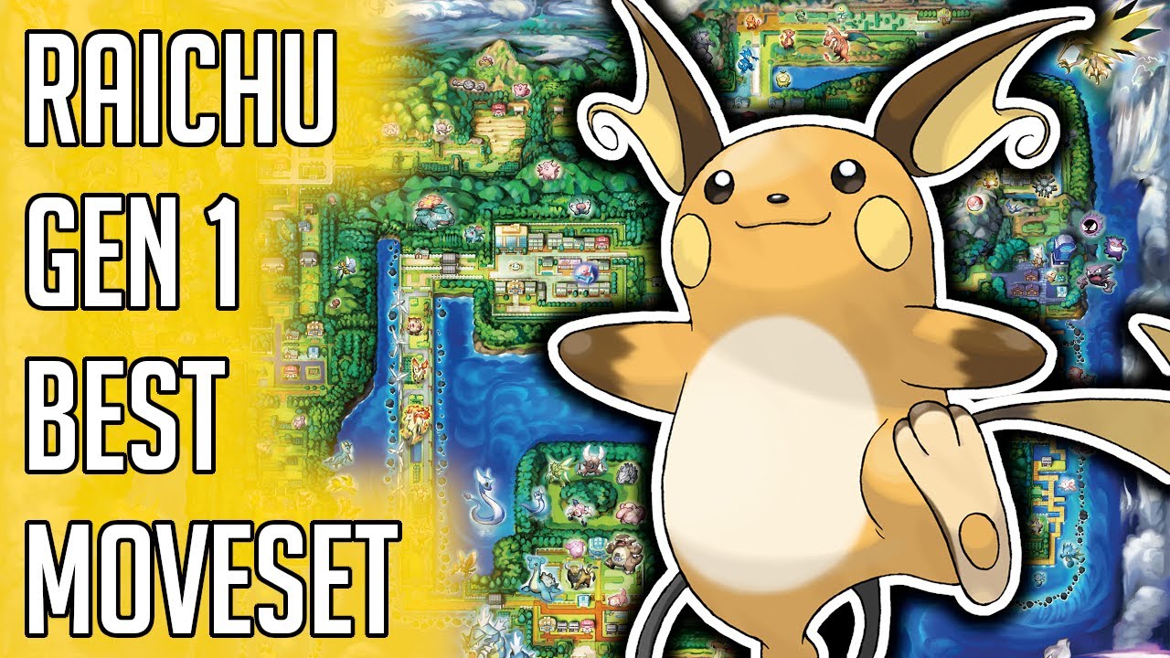 raichu best moveset