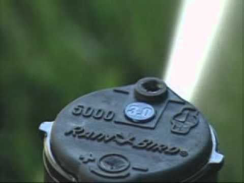 rain bird sprinkler adjust