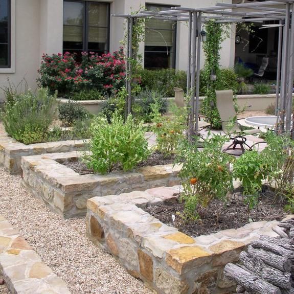 raised rock garden bed ideas