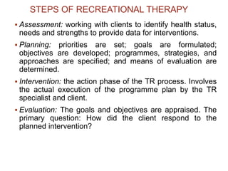 recreational therapy slideshare