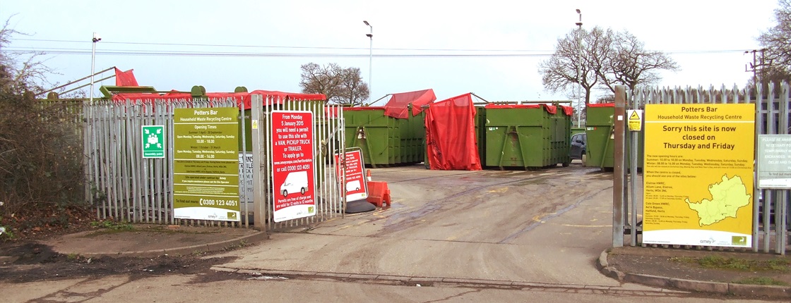 recycling centre borehamwood