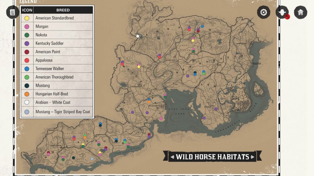 red dead redemption 2 interactive map